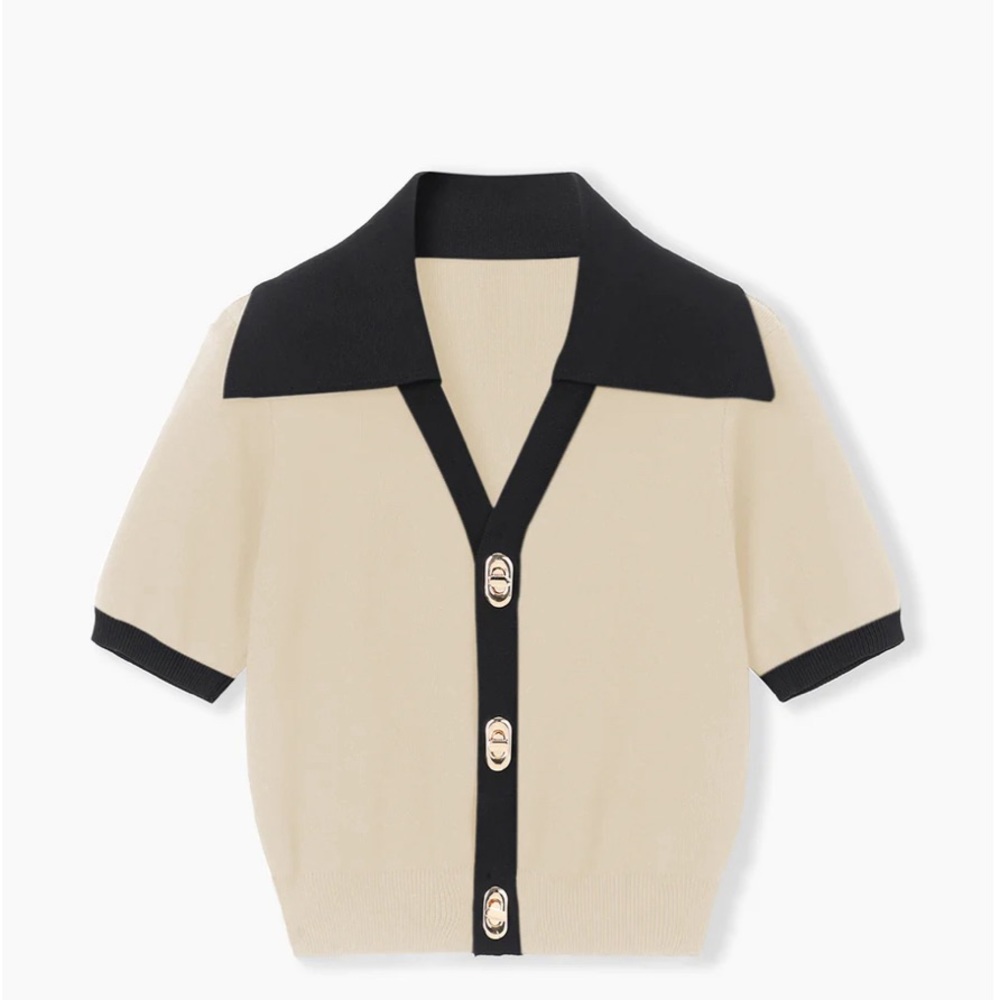 Commense effortless collared top